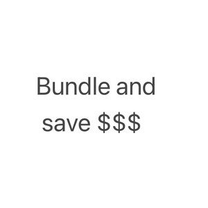 Bundle today and save!!
